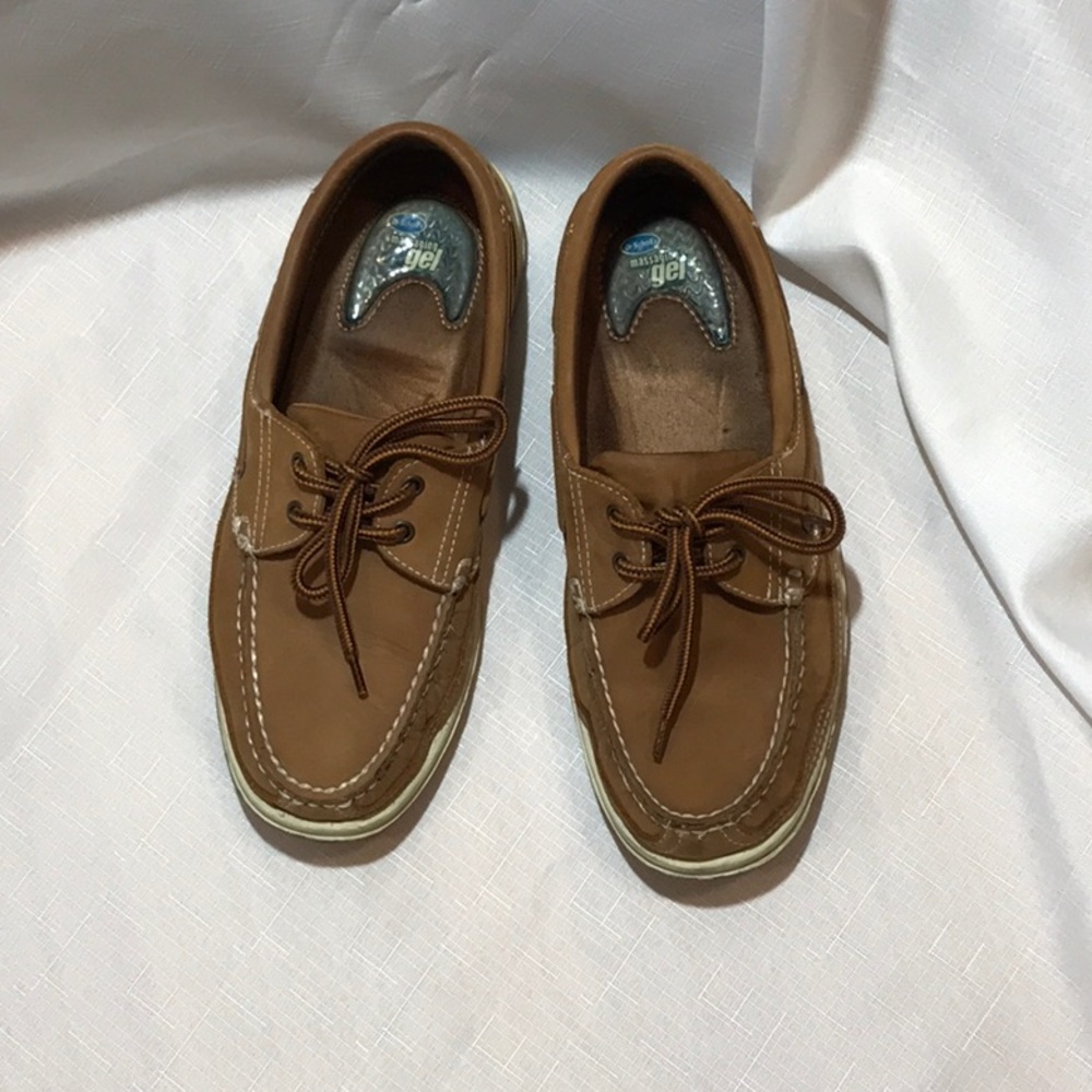 Men’s Dr Scholl’s Boat Shoes.  Great condition.